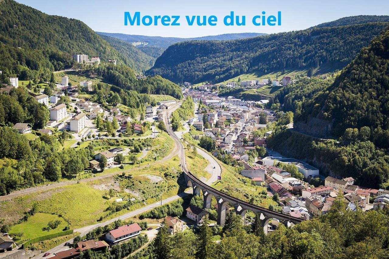 Sauna En Bord De Riviere Morez Buitenkant foto